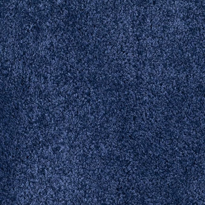 SAFAVIEH Milan Shag Collection 5'1" Square Navy SG180 Solid Non-Shedding Living Room Bedroom Dining Room Entryway Plush 2-inch Thick Area Rug