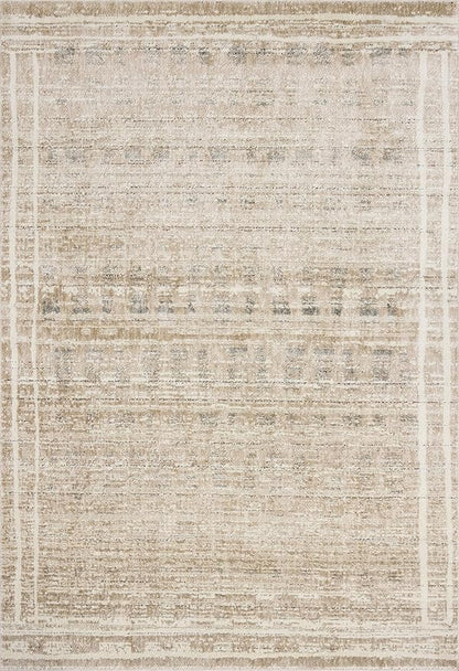 Loloi Jeremiah Brent Bleecker Collection BLE-07 Khaki/Natural 4'-0" x 6'-0" Accent Rug