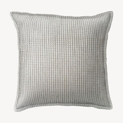 SanVia Oat Haven Premium Cotton Throw Pillow Covers, 20 x 20 Inches, Luxurious Handwoven Reversible Couch Pillow Covers with Hidden Zipper, Elegant Home Décor, Insert Not Included