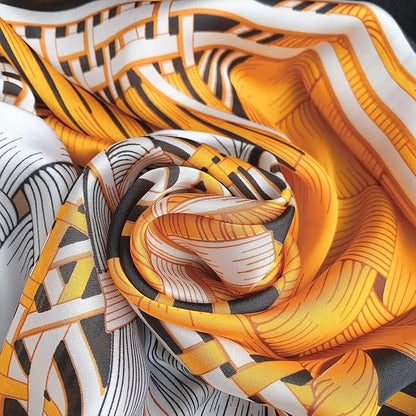 Fashion Scarves Scarf 100% Silk Feeling Scarf Silk Like Scarves Long Lightweight Sunscreen Shawls for Women
