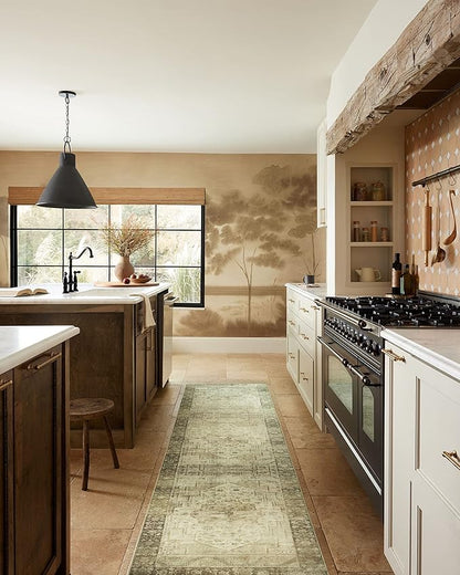 Loloi Magnolia Home by Joanna Gaines Banks Collection BAN-06 Natural/Granite 5'-0" x 7'-6", .13" Pile Height, Machine Washable, Area Rug