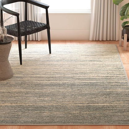 SAFAVIEH Area Rug 3x5 - Adirondack Collection - Slate & Cream, Modern Ombre Design, Non Shedding & Easy to Clean, Ideal for Living Room, Bedroom, Office, Dining Space (ADR113T)