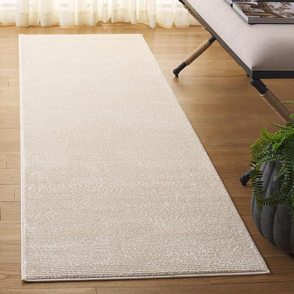 SAFAVIEH Revive Collection Runner Rug - 2' x 12', Ivory, Non-Shedding & Easy Care, Ideal for High Traffic Areas in Living Room, Bedroom, Dining (REV102A-212)