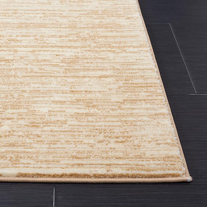 SAFAVIEH Vision Collection Runner Rug - 2'2" x 8', Beige, Modern Ombre Design, Non-Shedding & Easy to Clean, Ideal for Entryway, Foyer, Bedroom, Hallway (VSN606H)