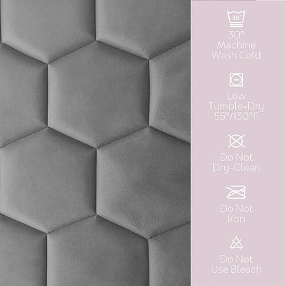 Hearth & Harbor 2 Pack California King Size Quilted Fitted Mattress Pad Cover, 100% Waterproof Mattress Protectors, Deep Pocket Fitted Mattress Cover 8" - 21" (72" x 84", Gray)