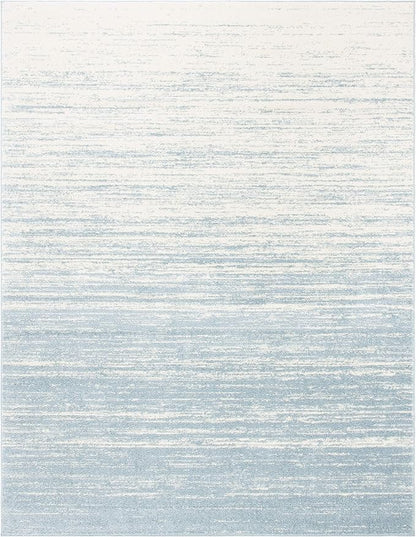 SAFAVIEH Area Rug 8x10 - Adirondack Collection - Large - Slate & Cream, Modern Ombre Design, Non Shedding & Easy to Clean, Ideal for Living Room, Bedroom, Office, Dining Space (ADR113T)