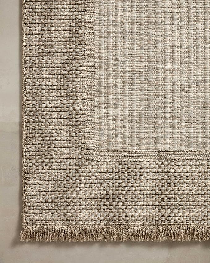 Loloi Dawn Collection Indoor/Outdoor DAW-06 Russet 7'-8" x 7'-8" Round Area Rug