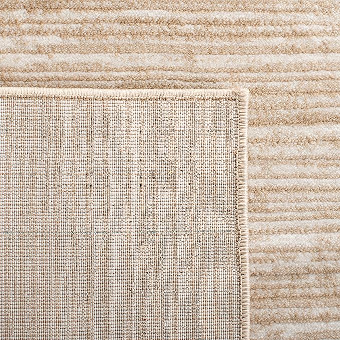 SAFAVIEH Vision Collection Runner Rug - 2'2" x 12', Cream, Modern Ombre Design, Non-Shedding & Easy to Clean, Ideal for Foyer, Hallway, Bedroom (VSN606F)