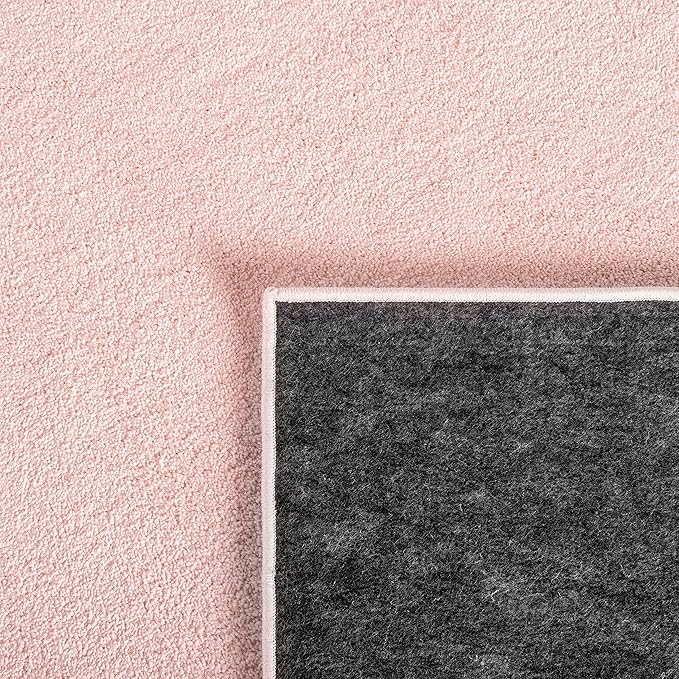 SAFAVIEH Plain and Solid Collection Runner Rug - 2'2" x 10', Pink, Non-Shedding & Easy Care, Ideal for High Traffic Areas in Living Room, Bedroom (PNS320-4406)