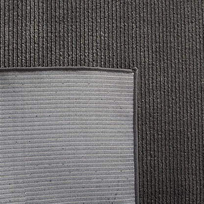 SAFAVIEH Revive Collection Area Rug - 6'7" Round, Charcoal, Solid Design, Non-Shedding & Easy Care, Ideal for High Traffic Areas in Living Room, Bedroom (REV102H)