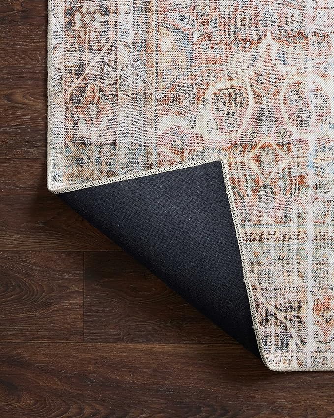 Loloi Adrian Collection ADR-05 Sunset/Charcoal 2'-6" x 7'-6", .19" Thick Runner Rug