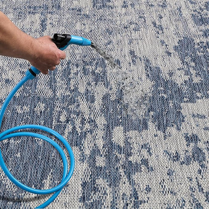 Keen Home Design Terrace Outdoor Area Rug - 9x12 Washable Indoor/Outdoor Rug for Patio, Kitchen, Balcony, Beach, Garden, Deck and Porch, Size: 8'10"x12'