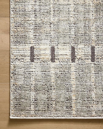 Loloi Jeremiah Brent Bleecker Collection BLE-04 Sage/Granite 4'-0" x 6'-0" Accent Rug
