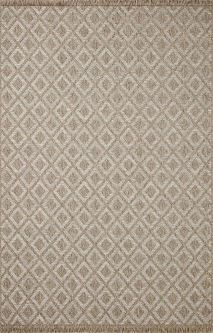 Loloi Dawn Collection Indoor/Outdoor DAW-07 Light Brown 2'-3" x 3'-9" Accent Rug