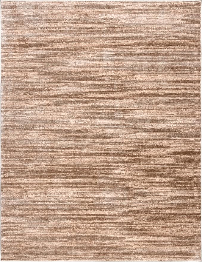 SAFAVIEH Area Rug 6x9 - Vision Collection - Light Brown, Modern Ombre Design, Non-Shedding & Easy to Clean, Ideal for Living Room, Bedroom, Dining Space (VSN606C)