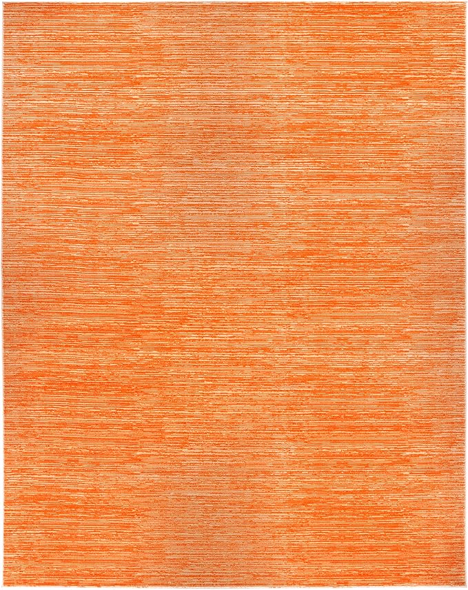 SAFAVIEH Area Rug 9x12 - Vision Collection - Large - Orange, Modern Ombre Design, Non-Shedding & Easy to Clean, Ideal for Living Room, Bedroom, Dining Space (VSN606P)