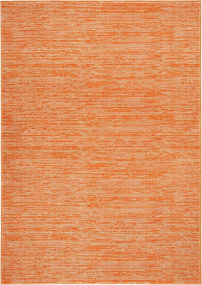SAFAVIEH Vision Collection Area Rug - 5'1" x 7'6", Orange, Modern Ombre Design, Non-Shedding & Easy to Clean, Ideal for Living Room, Bedroom, Dining Space (VSN606P)