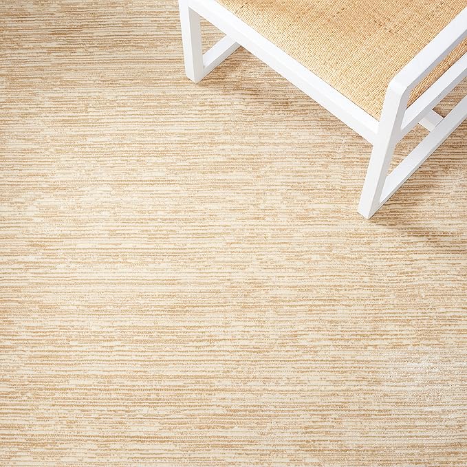 SAFAVIEH Vision Collection Runner Rug - 2'2" x 8', Beige, Modern Ombre Design, Non-Shedding & Easy to Clean, Ideal for Entryway, Foyer, Bedroom, Hallway (VSN606H)
