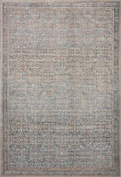 Loloi Adrian Collection ADR-04 Denim/Multi 2'-0" x 5'-0", .19" Thick Accent Rug
