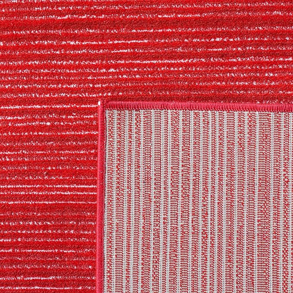 SAFAVIEH Vision Collection Runner Rug - 2'2" x 8', Red, Modern Ombre Design, Non-Shedding & Easy to Clean, Ideal for Entryway, Foyer, Bedroom, Hallway (VSN606Q)