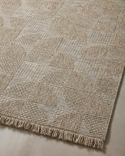 Loloi Dawn Collection Indoor/Outdoor DAW-08 Beige 3'-9" x 5'-9" Accent Rug