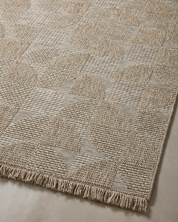 Loloi Dawn Collection Indoor/Outdoor DAW-08 Beige 2'-3" x 10'-0" Runner Rug