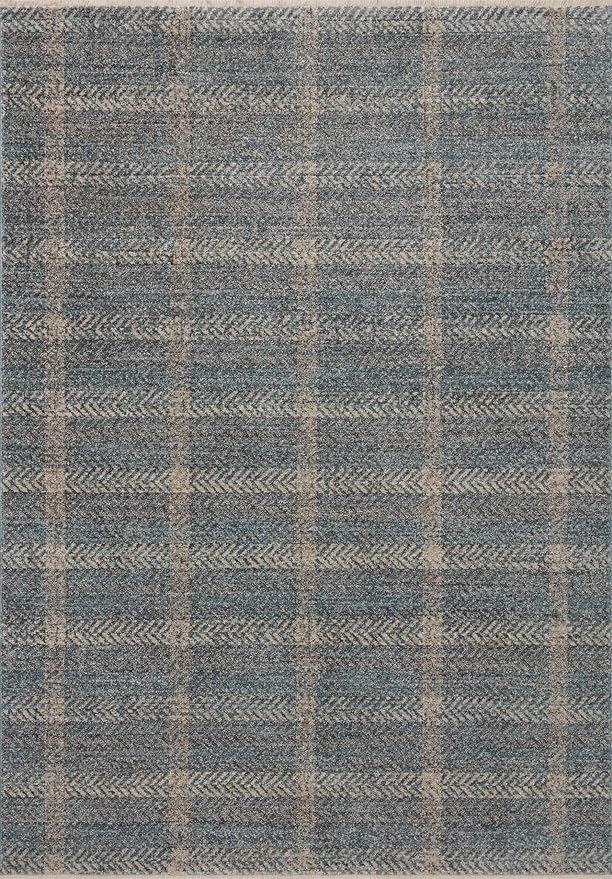 Loloi Angela Rose Ember Collection EMB-03 Blue/Beige 11'-6" x 15'-7" Area Rug
