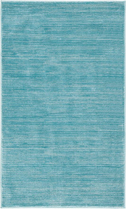SAFAVIEH Area Rug 3x5 - Vision Collection - Aqua, Modern Ombre Design, Non-Shedding & Easy to Clean, Ideal for Foyer, Entryway, Bedroom, Accent Space (VSN606B)