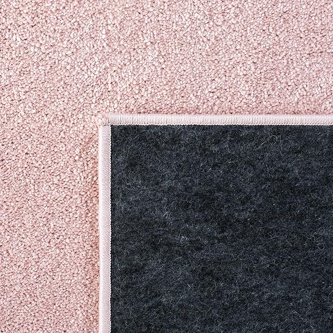 SAFAVIEH Plain and Solid Collection Accent Rug - 3'3" x 5'3", Pink, Non-Shedding & Easy Care, Ideal for High Traffic Areas in Entryway, Living Room, Bedroom (PNS320-4406)