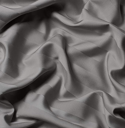 Pure Bamboo Split King Sheets, Genuine 100% Organic Viscose Derived from Bamboo Bed Sheet Set, Soft & Cooling, Double Stitching, 2 Fitted Sheets (Split King, Jacquard Stone)