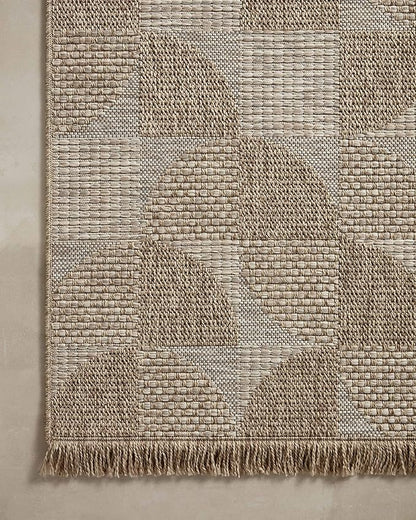 Loloi Dawn Collection Indoor/Outdoor DAW-08 Beige 5'-1" x 7'-7" Area Rug