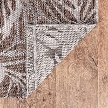 Keen Home Design Terrace Outdoor Runner Rug - 2x12 Washable Indoor/Outdoor Rug for Patio, Kitchen, Balcony, Beach, Garden, Deck and Porch, Size: 2'2"x11'10"