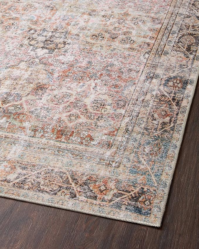 Loloi Adrian Collection ADR-05 Sunset/Charcoal 2'-3" x 3'-9", .19" Thick Accent Rug