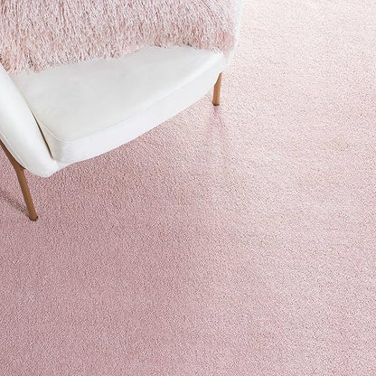 SAFAVIEH Plain and Solid Collection Accent Rug - 3'3" x 5'3", Pink, Non-Shedding & Easy Care, Ideal for High Traffic Areas in Entryway, Living Room, Bedroom (PNS320-4406)