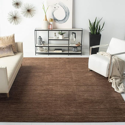 SAFAVIEH Area Rug 9x12 - Vision Collection - Large - Brown, Modern Ombre Design, Non-Shedding & Easy to Clean, Ideal for Living Room, Bedroom, Dining Space (VSN606E)