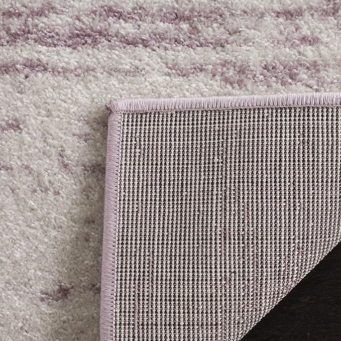 SAFAVIEH Adirondack Collection Runner Rug - 2'6" x 14', Cream & Purple, Modern Ombre Design, Non Shedding & Easy to Clean, Ideal for Hallway, Foyer, Kitchen, Entryway, Bedroom (ADR113L)