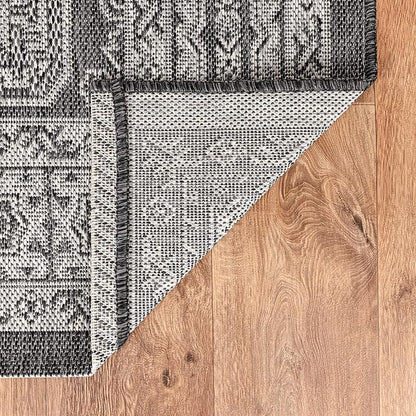 Keen Home Design Terrace Outdoor Runner Rug - 2x12 Washable Indoor/Outdoor Rug for Patio, Kitchen, Balcony, Beach, Garden, Deck and Porch, Size: 2'2"x11'10"
