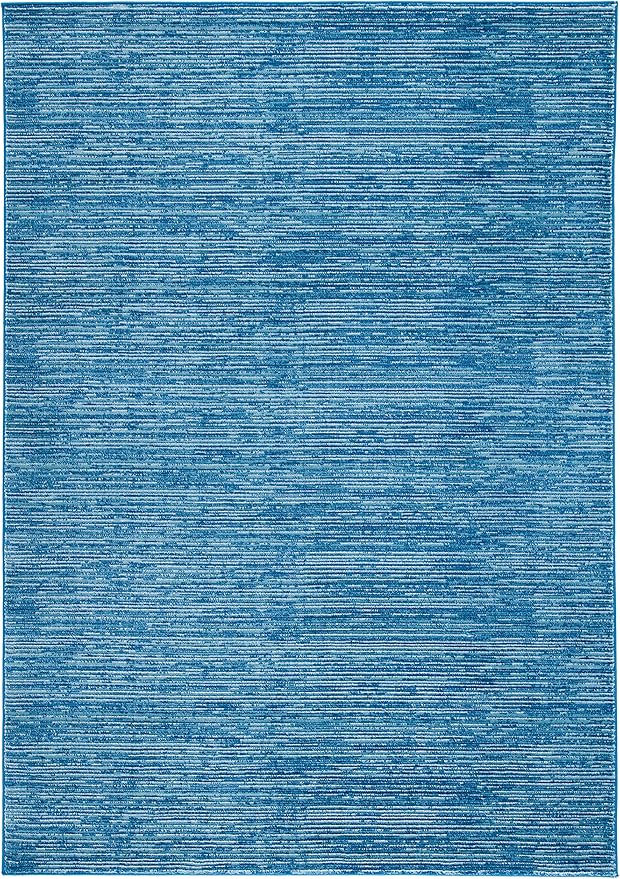 SAFAVIEH Area Rug 4x6 - Vision Collection - Blue, Modern Ombre Design, Non-Shedding & Easy to Clean, Ideal for Living Room, Bedroom, Dining Space (VSN606M)