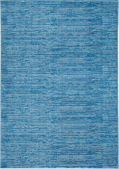 SAFAVIEH Area Rug 4x6 - Vision Collection - Blue, Modern Ombre Design, Non-Shedding & Easy to Clean, Ideal for Living Room, Bedroom, Dining Space (VSN606M)