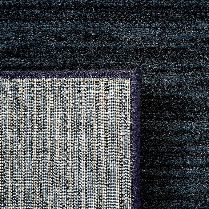 SAFAVIEH Vision Collection Runner Rug - 2'2" x 8', Black, Modern Ombre Tonal Chic Design, Non-Shedding & Easy Care, Ideal for High Traffic Areas in Living Room, Bedroom (VSN606Z)