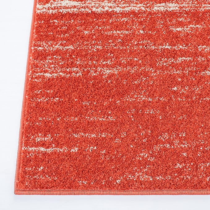 SAFAVIEH Adirondack Collection Runner Rug - 2'6" x 6', Orange & Grey, Modern Ombre Design, Non Shedding & Easy to Clean, Ideal for Hallway, Foyer, Kitchen, Entryway, Bedroom (ADR113P)