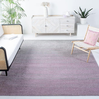 SAFAVIEH Area Rug 9x12 - Adirondack Collection - Large - Purple & Green, Modern Ombre Design, Non Shedding & Easy to Clean, Ideal for Living Room, Bedroom, Office, Dining Space (ADR113V)
