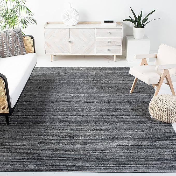 SAFAVIEH Area Rug 9x12 - Vision Collection - Large - Grey, Modern Ombre Design, Non-Shedding & Easy to Clean, Ideal for Living Room, Bedroom, Dining Space (VSN606D)