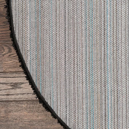 Unique Loom Solid Shag Collection Area Rug (3' 3" Round, Jet Black)