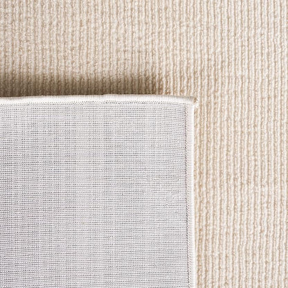 SAFAVIEH Revive Collection Area Rug - 6'7" Square, Ivory, Solid Design, Non-Shedding & Easy Care, Ideal for High Traffic Areas in Living Room, Bedroom (REV102A)