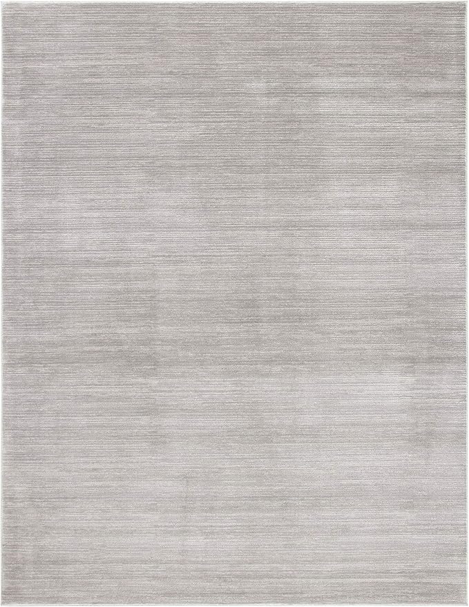 SAFAVIEH Area Rug 6x9 - Vision Collection - Silver, Modern Ombre Design, Non-Shedding & Easy to Clean, Ideal for Living Room, Bedroom, Dining Space (VSN606G)