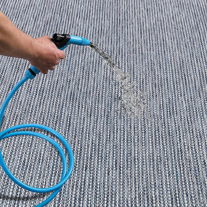 Keen Home Design Terrace Outdoor Area Rug - 8x10 Washable Indoor/Outdoor Rug for Patio, Kitchen, Balcony, Beach, Garden, Deck and Porch, Size: 7'7"x10'