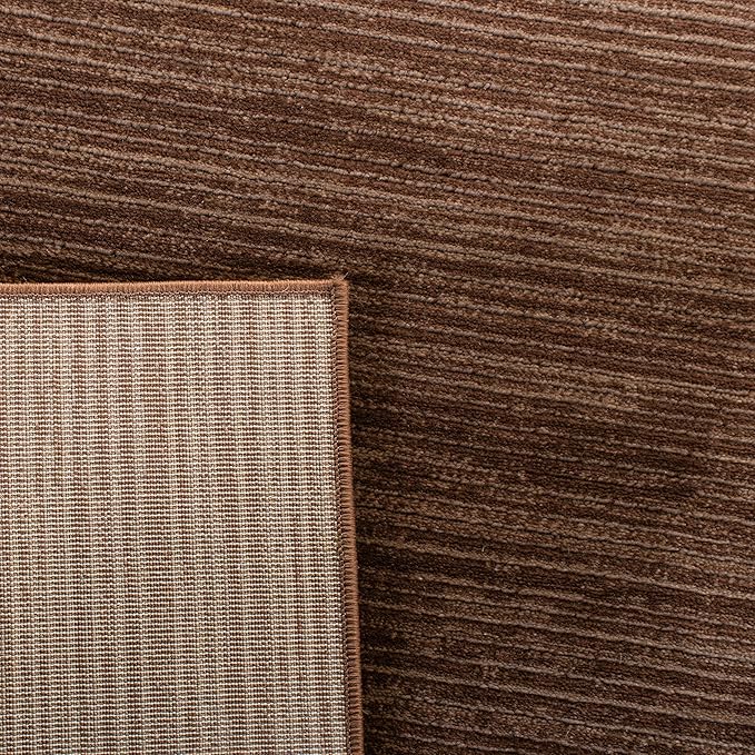 SAFAVIEH Vision Collection Runner Rug - 2'2" x 12', Brown, Modern Ombre Design, Non-Shedding & Easy to Clean, Ideal for Foyer, Hallway, Bedroom (VSN606E)