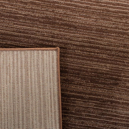 SAFAVIEH Area Rug 4x6 - Vision Collection - Brown, Modern Ombre Design, Non-Shedding & Easy to Clean, Ideal for Living Room, Bedroom, Dining Space (VSN606E)