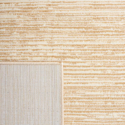 SAFAVIEH Vision Collection Runner Rug - 2'2" x 8', Beige, Modern Ombre Design, Non-Shedding & Easy to Clean, Ideal for Entryway, Foyer, Bedroom, Hallway (VSN606H)
